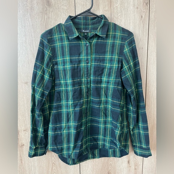 Flannel Boyshirt in Barlow Plaid—Small - Picture 3 of 8